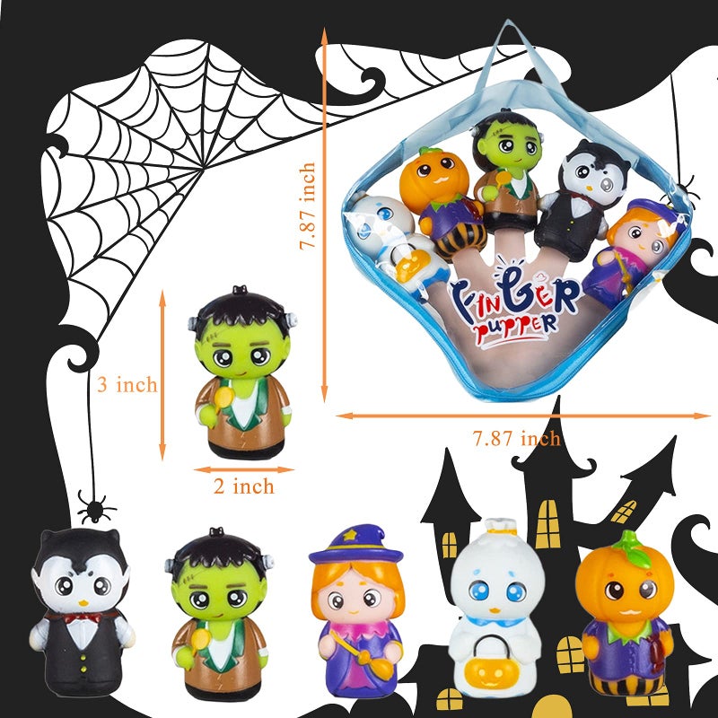WAHXIAOSW Finger Puppets for Kids Tiny Hands Toys  Halloween Toy for Toddlers Puppets for Toddlers Party favorsfor Kids Toy Gift for Age 3 4 5 6 Year Old Girls Boys Toddlers - Image 4